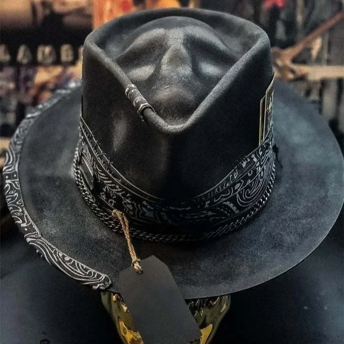 2024 High Quality New Skull Hat Fedora Hats Cowboy Western Fedora Jazz Hat for Man High Quality Halloween Skull Hat Party Hats