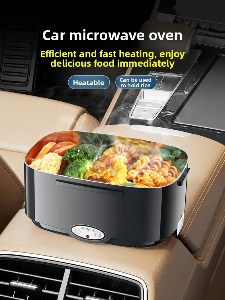 

2025 Car Heating Lunch Box Rice Cooker Can Be Plugged in For Heating and Insulation Cooking Artifact 12v24v Integrated Pot