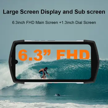 Unihertz Tick Tock 5G Robustní smartphone Android 128GB 48MP Fotoaparát Mobilní telefon 6000mAh Telefon s Duální obrazovkou IP 68 Vodotěsný 10 nejlepší prodej nejlepší telefon - №5