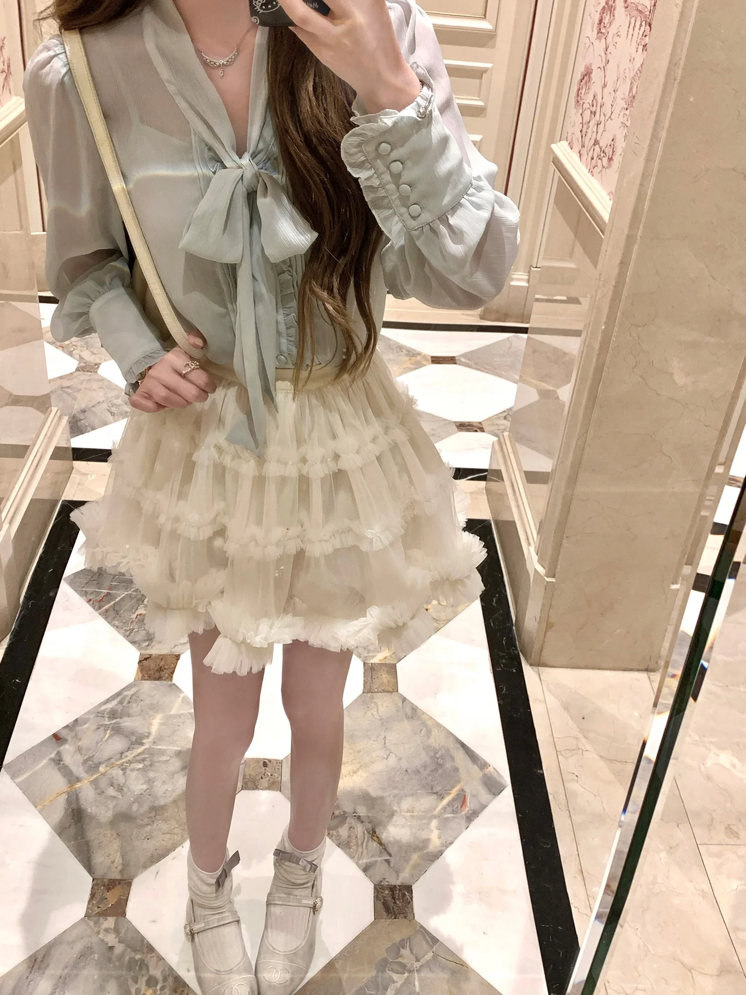 

Костюм женский с мятной текстурой: блузка и юбка, для офиса, с длинным рукавом, стандартной длины, прямого кроя, китайского производства