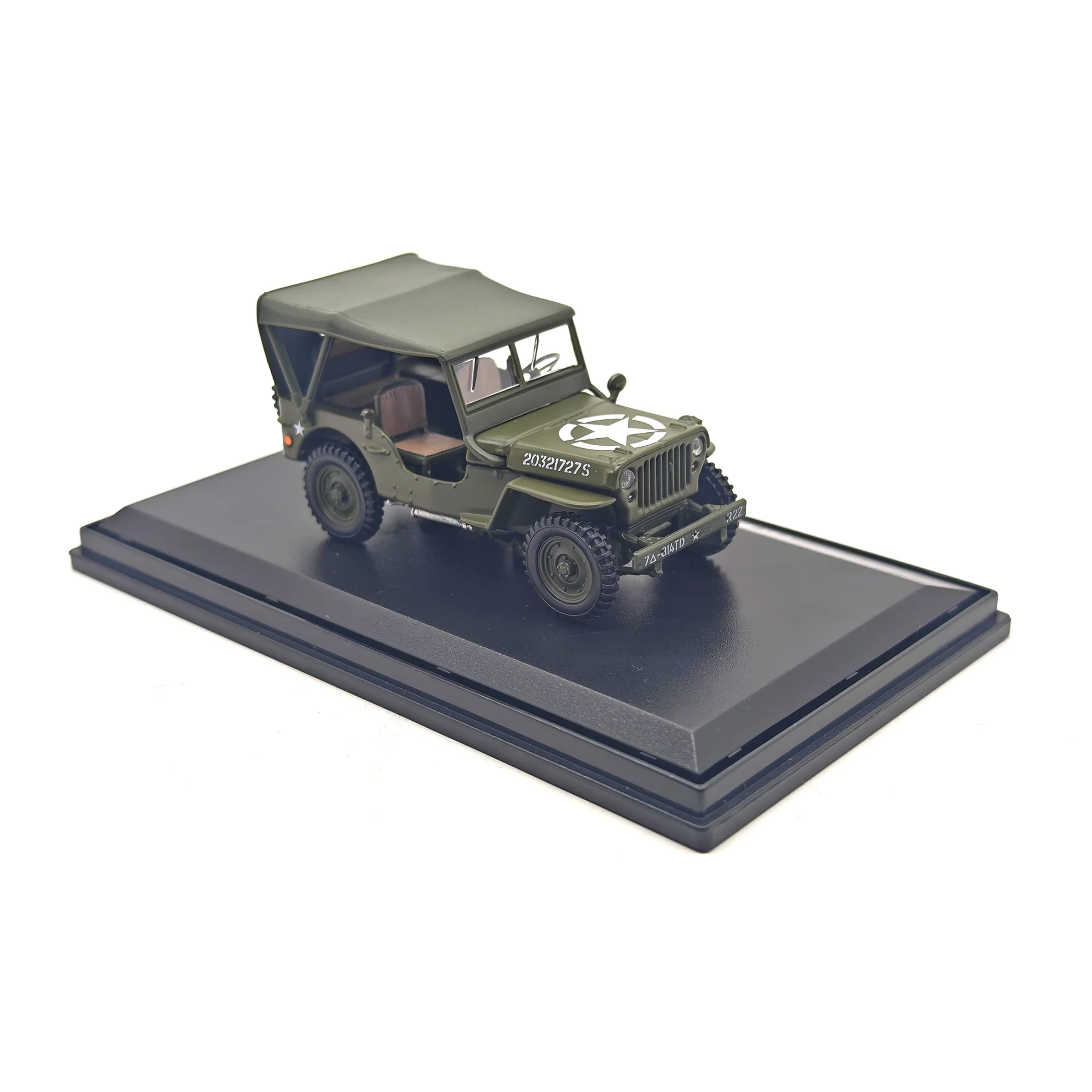 

Spot 1:43 WW2 US military off-road vehicle model static finished model