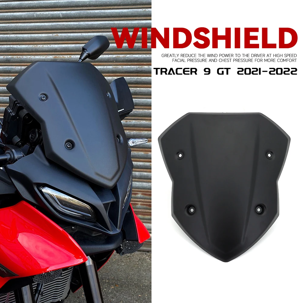 

NEW For YAMAHA MT-09 TRACER 9 GT-9 2021 MT 09 TRACER-9 GT 9 2021 Motorcycle Windshield WindScreen Wind Deflector