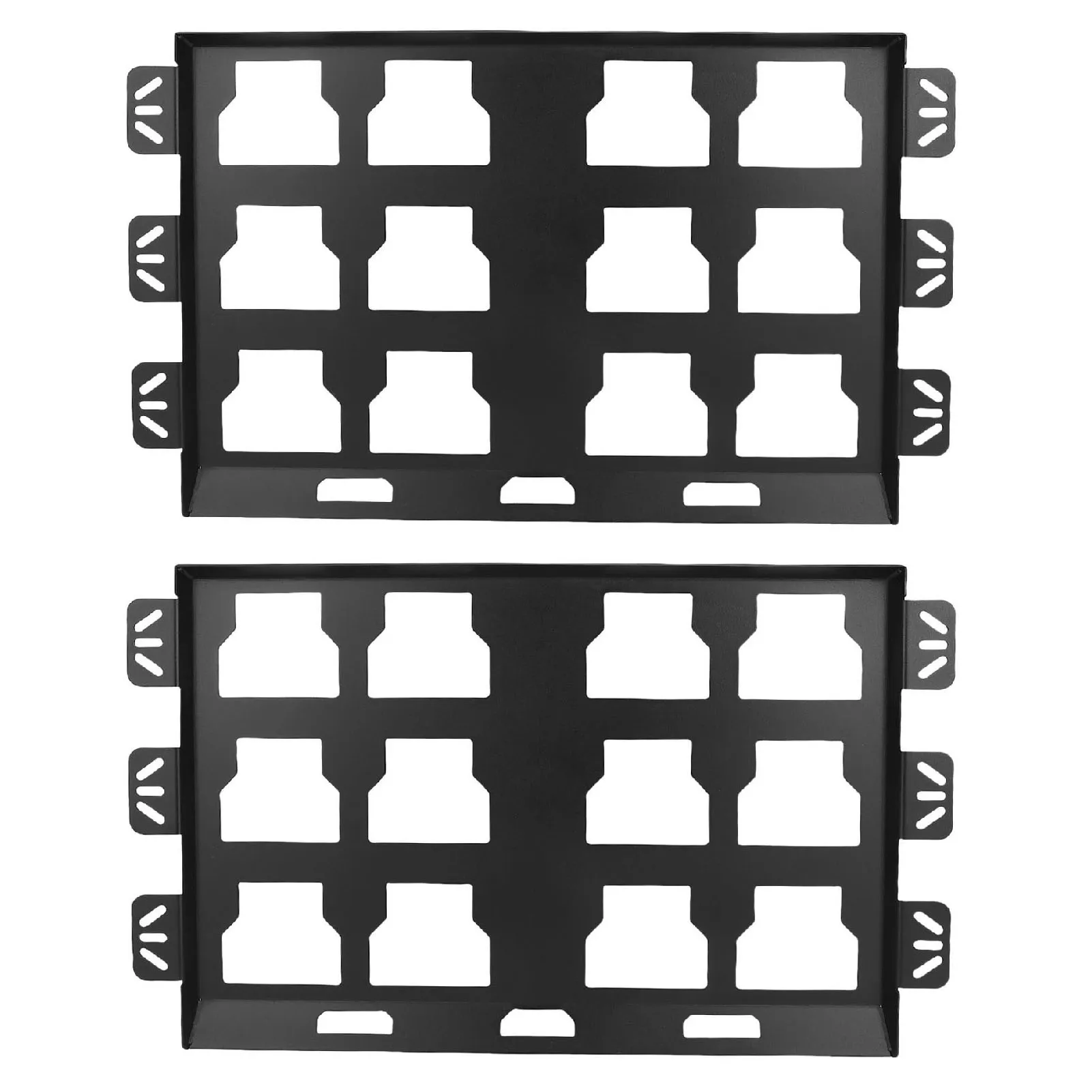 2Pcs Toolbox Mounting Plate Suitable for Packout Toolbox Wall Or Floor Mount Metal Mounting Base