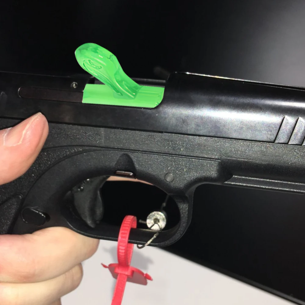 2PC Gun Bore Light Pistol Rifle Chamber Flag Illuminator Light Guider for Gun Barrel Inspection Maintenance Cleaning Accessories