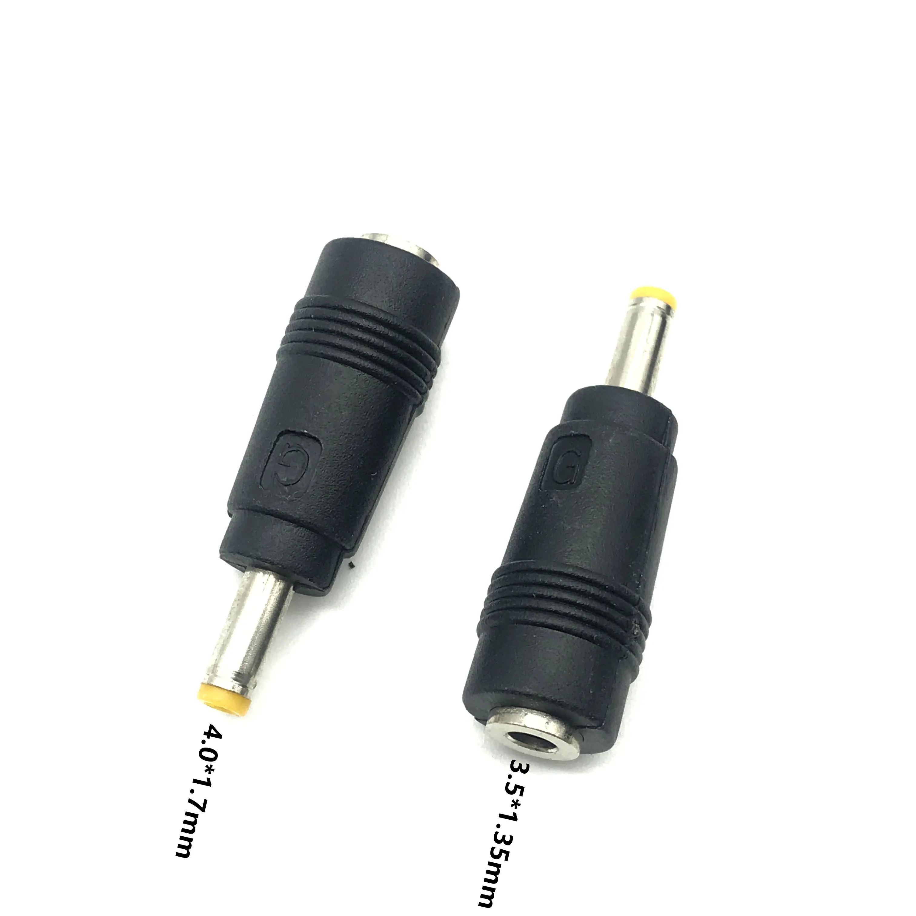 DC güç dönüştürücü 3.5*1.35mm kadın 4.0*1.7mm 5.5*2.1MM 5.5*2.5MM erkek DC güç adaptörü