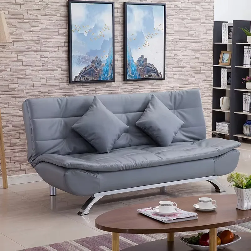 Modern Minimalist Scandinavian Wash-Free Technology Fabric Latex Multifunctional Folding Sofa Bed