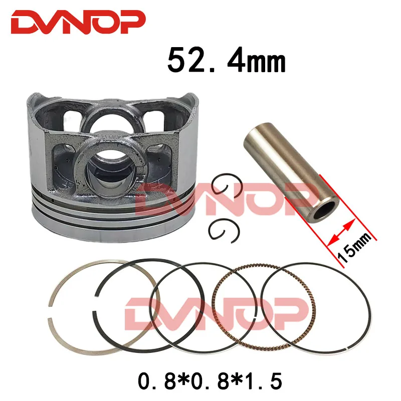 Motorcycle  Piston Ring Gasket Kit for SYM GR125 XS125T XS125T-17 ARA125 Piston ring