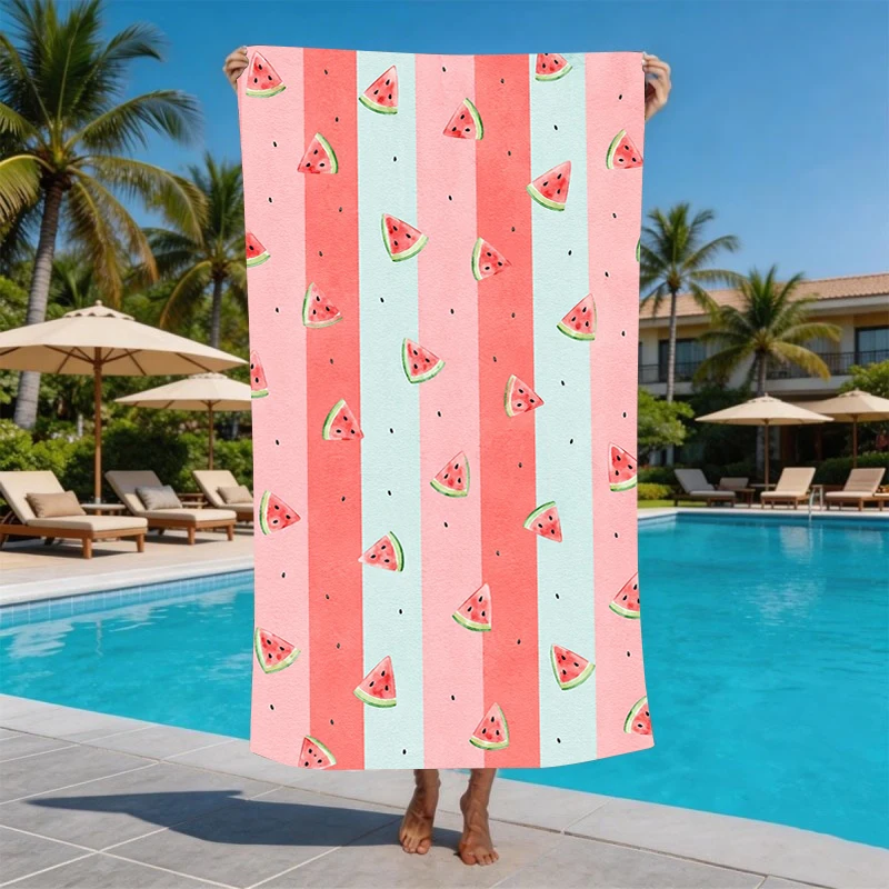 Bath Towel Beach Oversized Microfiber Quick Dry Sand Free Swim Pool Travel Camping Gym Yoga Picnic Blanket Cute Gift For Kids