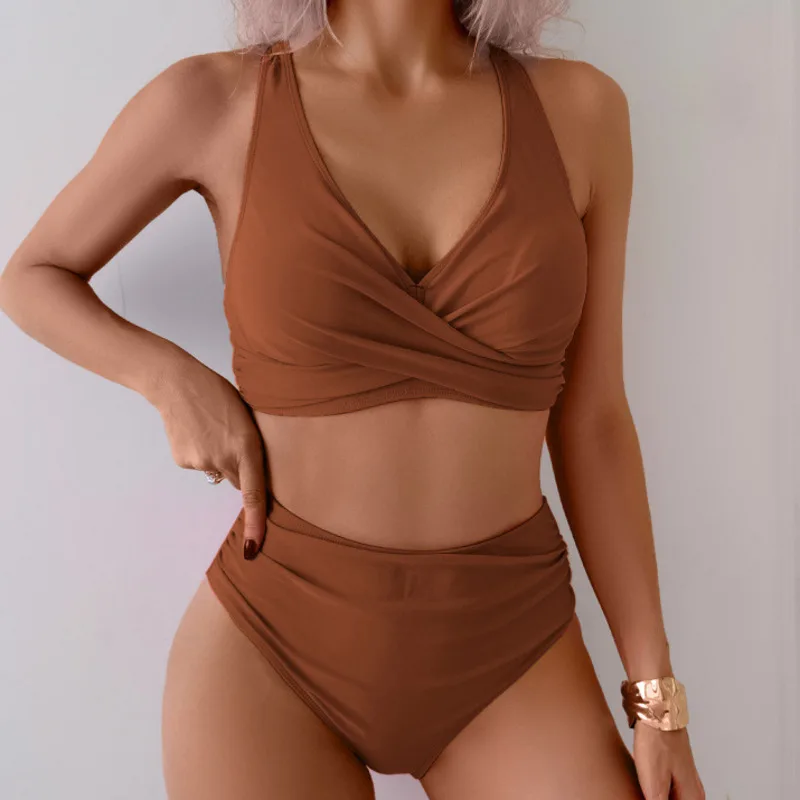 

Сексуальные купальники-бикини с эффектом пуш-ап для женщин, пляжная одежда, бразильский комплект бикини для плавания в бассейне