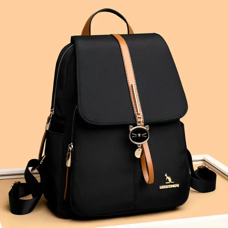 2023 New Light School Bags For Girls Rucksack Sac High Quality Waterproof Ladies Backpack Oxford Cloth Shoulder Bags For Women