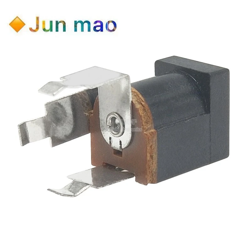5Pcs Dc Power Socket Dc-014 Center Pin 2.0/2.1 Pin Type Stopcontact Schakelaar Dc014