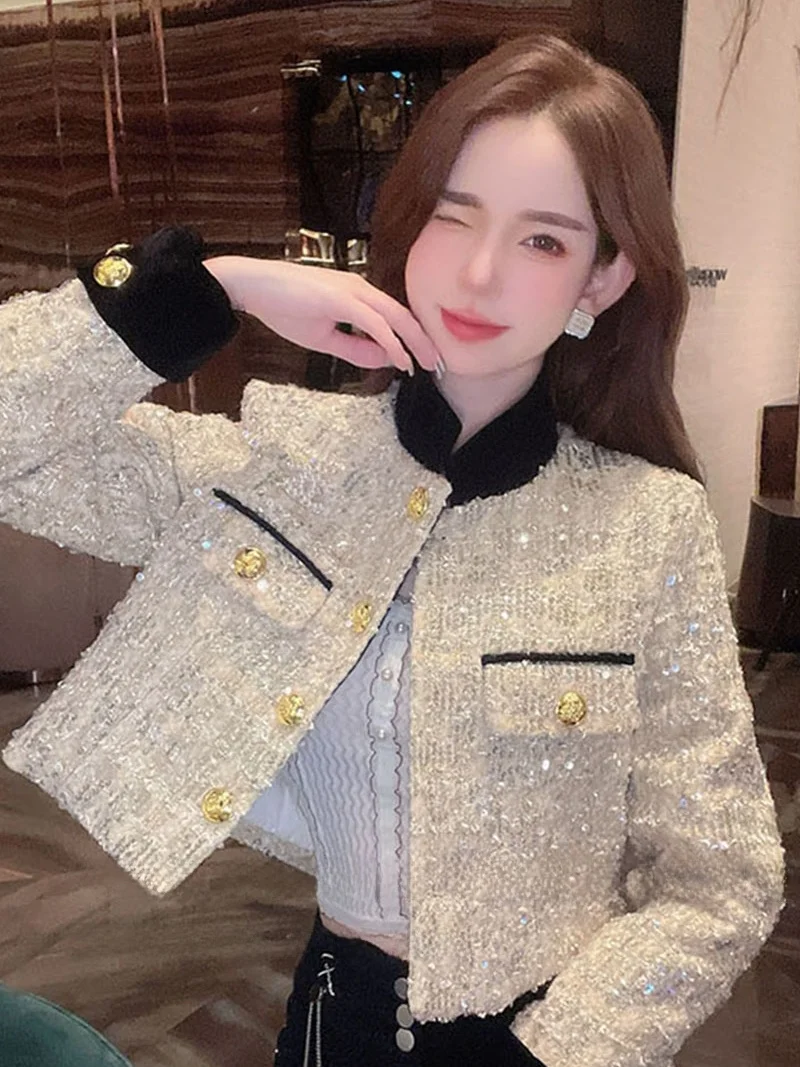 Automne Faion nouveau nom dame Ele Godd Sle ort matelassé vêtements d'extérieur petite taille haute Faion rue Sle haut polyvalent