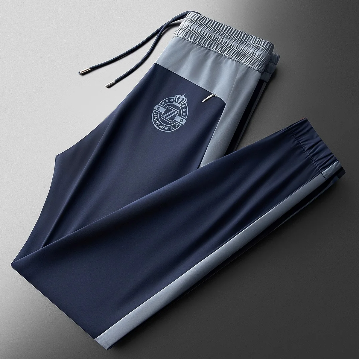 

Мужские повседневные брюки Marolio из высококачественного ледяного шелка, быстросохнущие, спортивные, облегающие, для лета