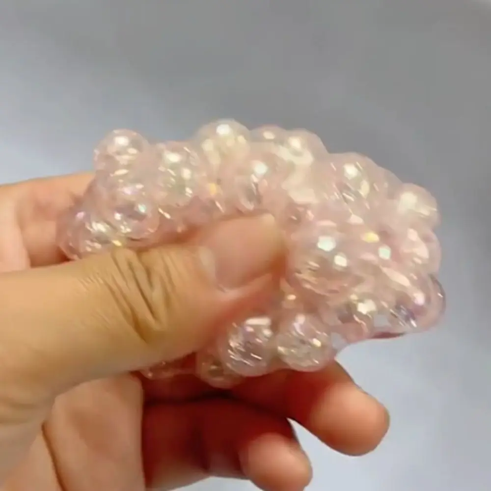 Pearl Disk String Slow Rising Sticky Pearl Simulation Super Soft Slow Rebound Pearls Toy Elastic Creative Pearls Squeeze Toy