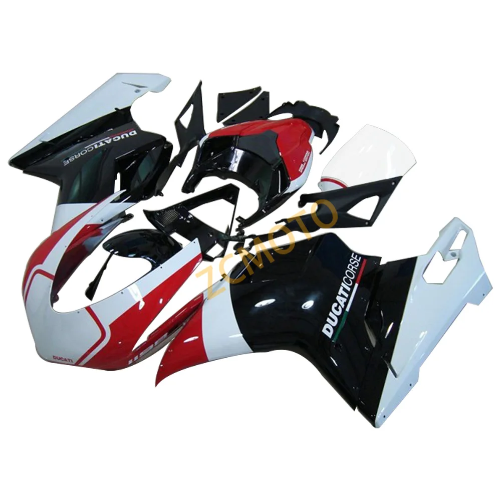 Motorcycle Fairing Full Body Shell ABS Injection Molding Suitable For DUCATI 1098 848 EVO 2007 2009 2010 2011 2012