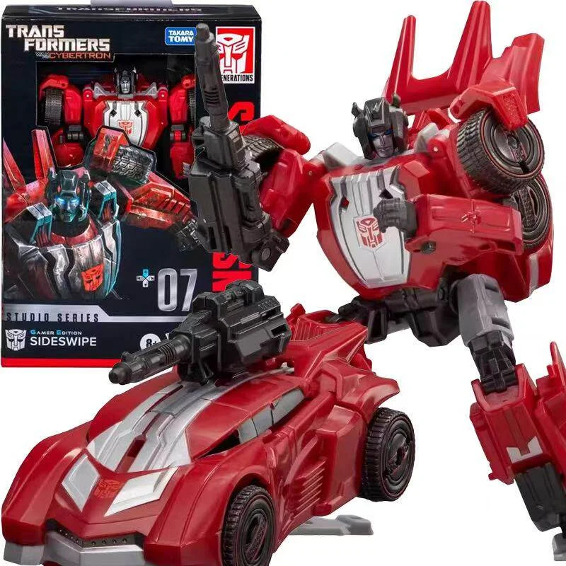 

В наличии: Фигурка Hasbro WFC GE07 Deluxe Sideswipe Gamer Edition из серии «Война за Кибертрон», аниме-мультфильм, трансформируемый робот