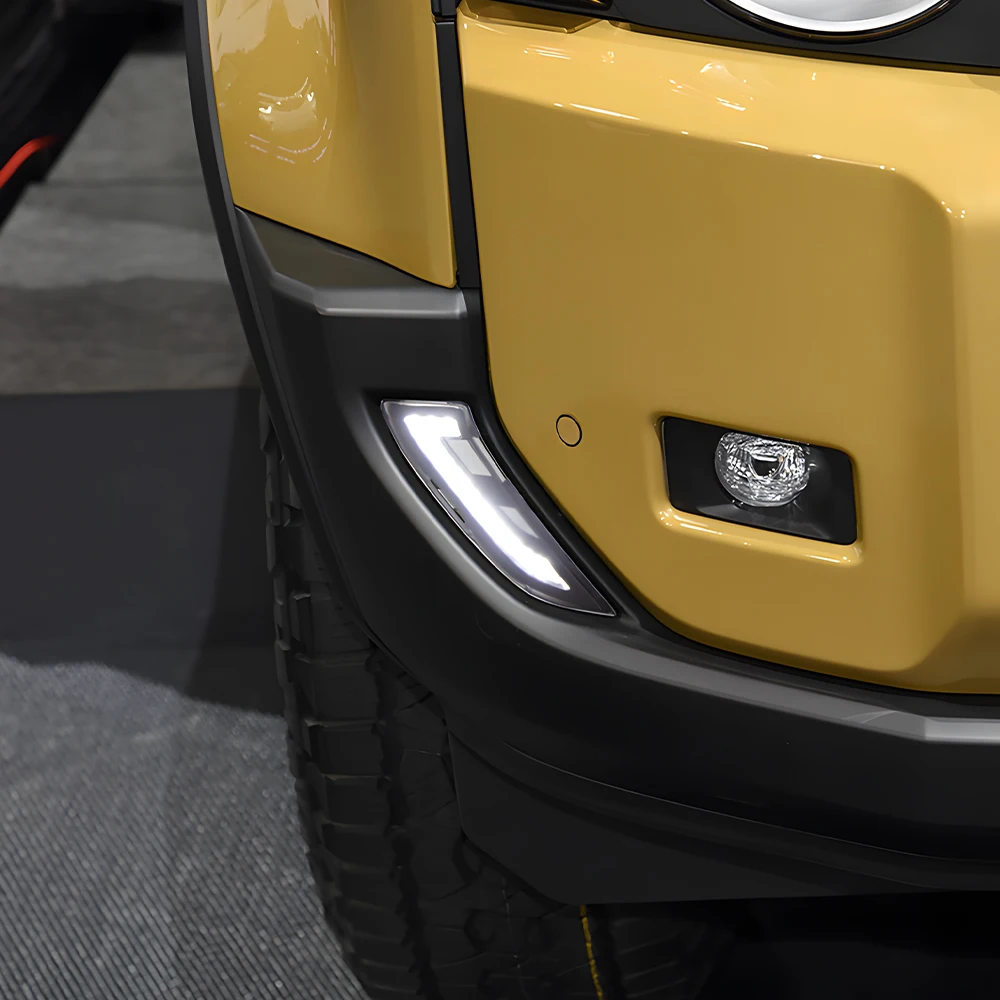 

Высококачественные автомобильные передние фонари DRL в сборе для Toyota Prado LC250 DRL 2024, обновленные светодиодные динамические дневные ходовые огни, аксессуары