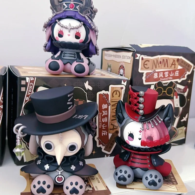 Genuíno emma floresta secreta geada villa série bonito figura de ação brinquedos kawaii anime figuras bonecas brinquedo presente kawaii bons presentes