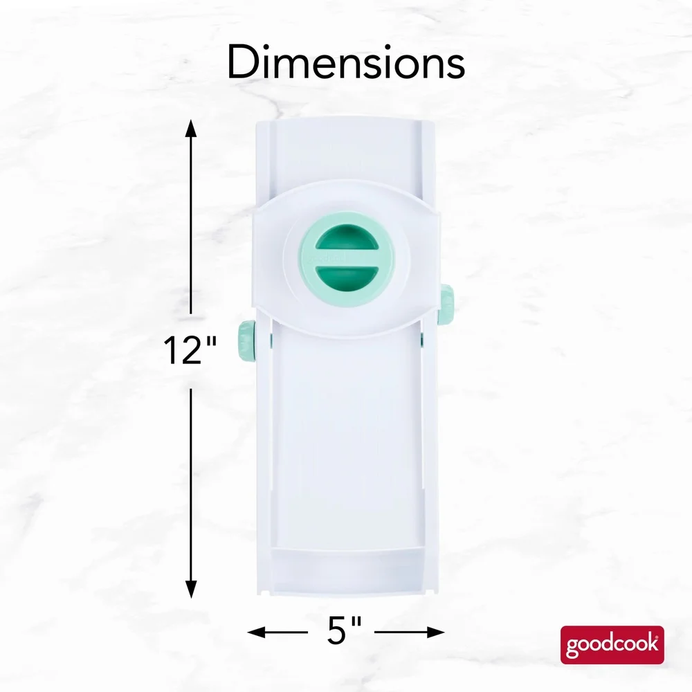 قطاعة ماندولين قابلة للتعديل مع دليل طعام للقدم غير قابل للانزلاق، آمنة ومستقيمة وقطع جوليان بثلاث خيارات للسمك #4