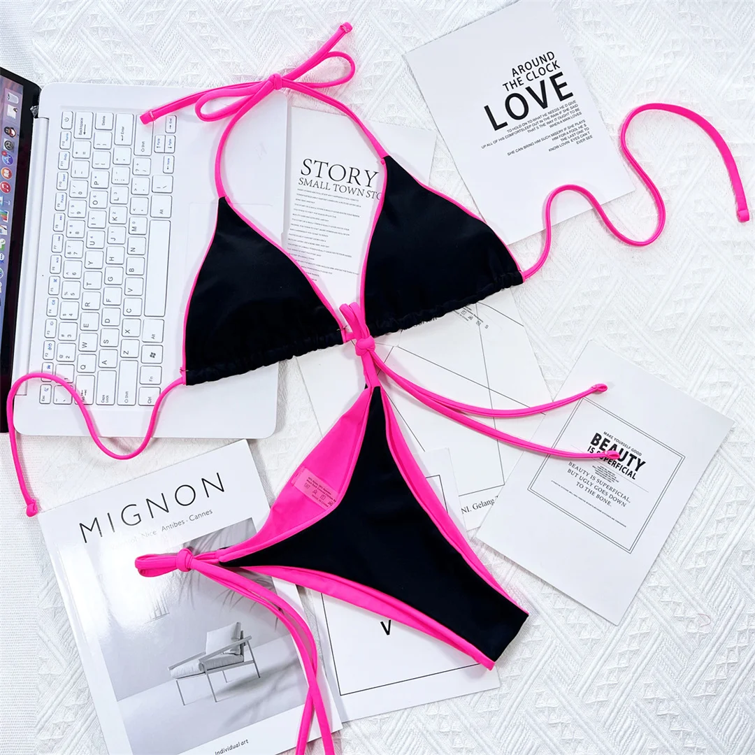 5 Farben Zebra-Halter-Bikini, brasilianischer Bikini, Damen-Badeanzug, zweiteiliges Bikini-Set, Damen-Badebekleidung, Badeanzug, Badebekleidung für Damen, V3883 – Detail 40