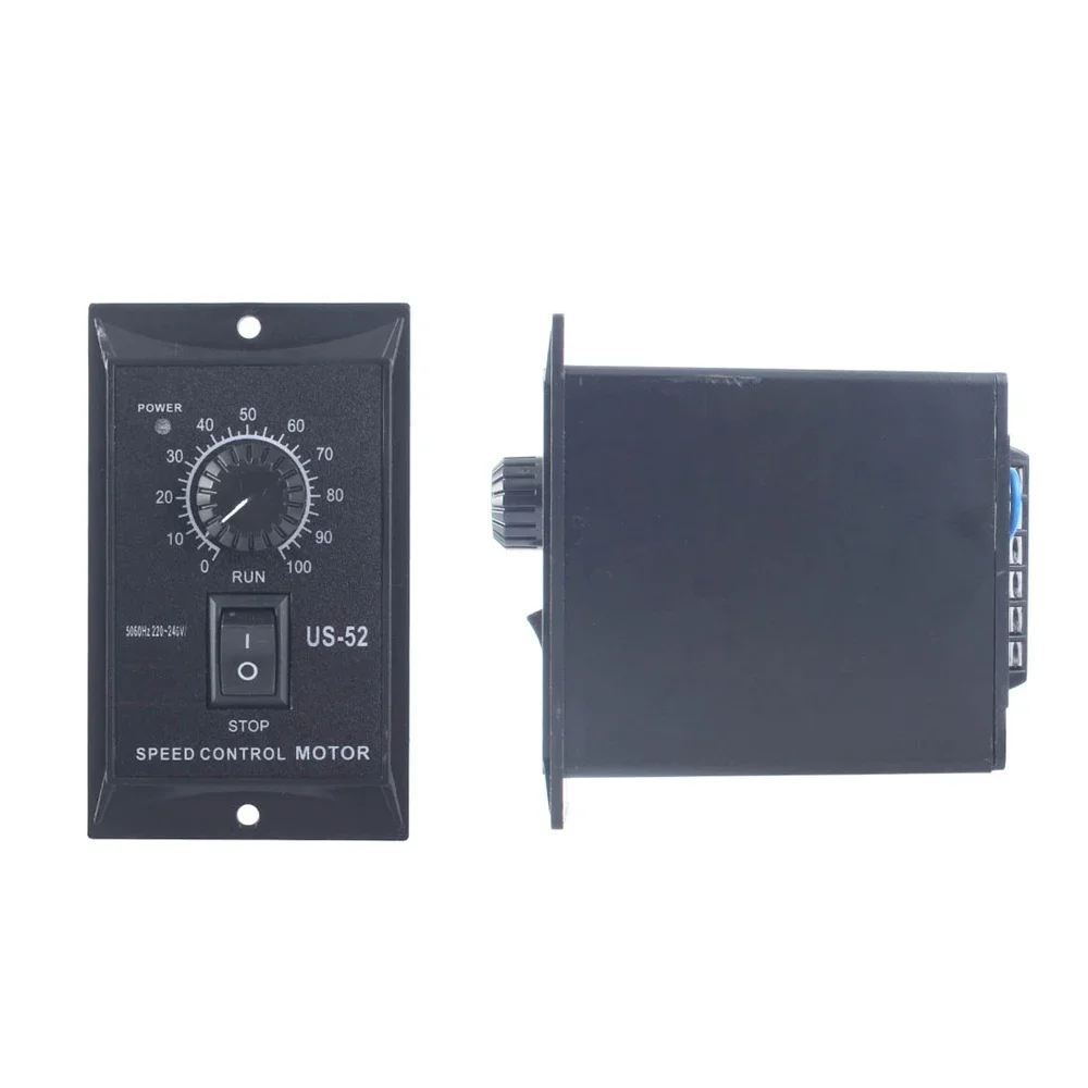 400W AC 220V 50/60Hz Motor Speed Pinpoint Regulator Controller US-52 Forward & Backward Motor Governor for Machine Pump DIYsuswe