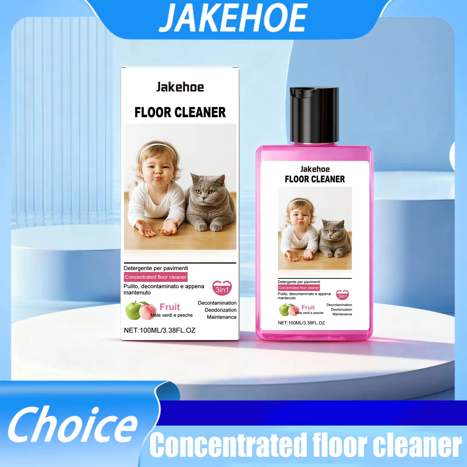 Concentrated FloorCleaner Powerful Degreasing Odor Removal No Residue Creates A Fresh Environment Household Floor CleaningLiquid