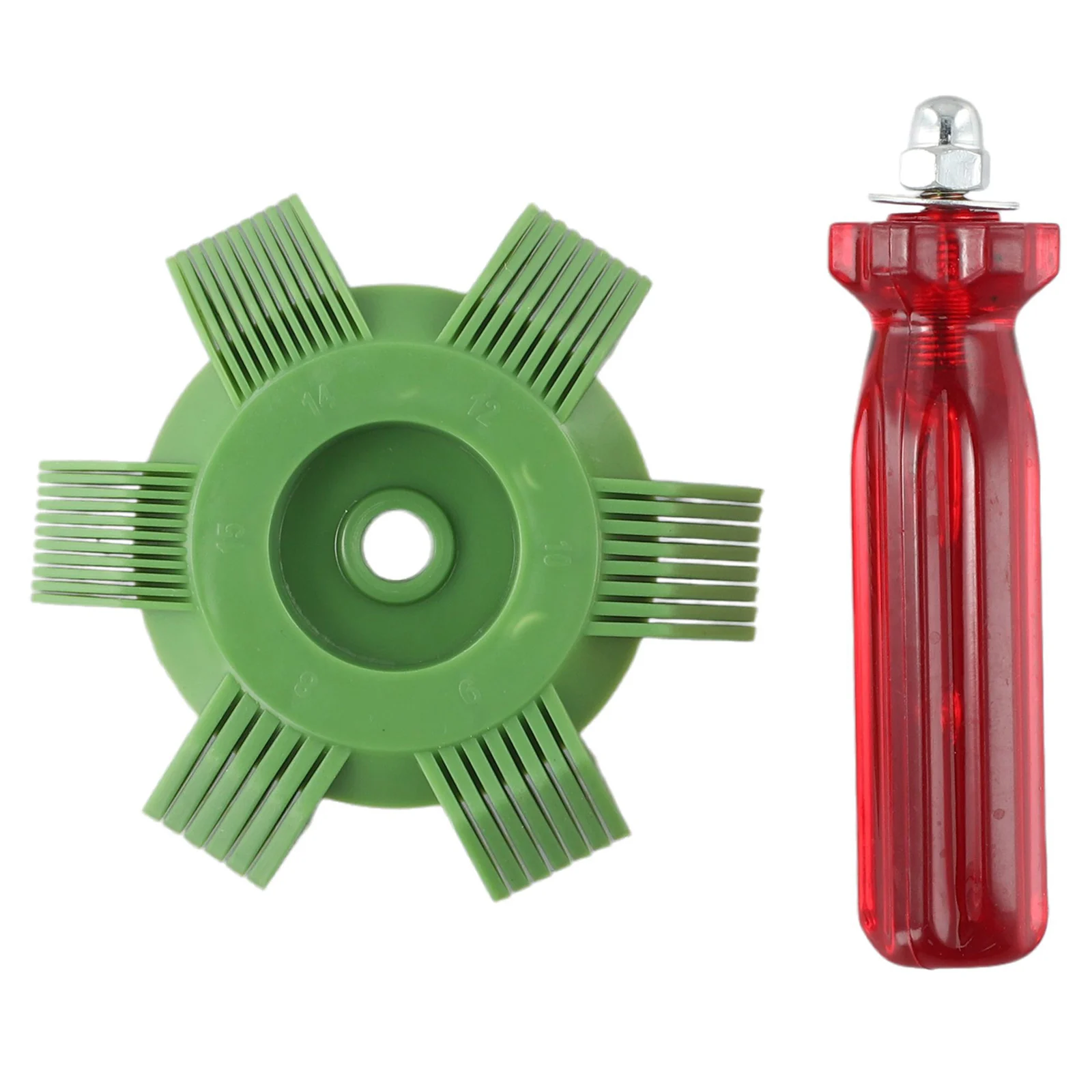 Radiator Evaporator Air Conditioner Fin Repair Comb Condenser Plastic Comb Green Refrigeration Tool Home Products