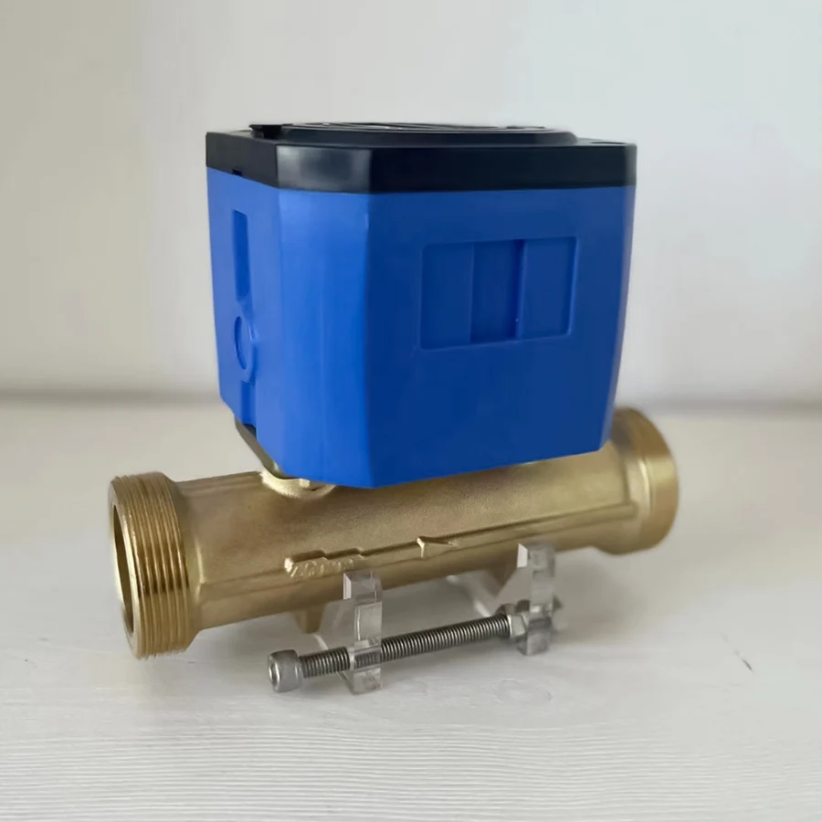 ASW-1 Ultrasonic Liquid Flow Meter Modbus RS485 Small Diameter DN15-40mm Threaded Connection Copper Pipe Smart Watermeter