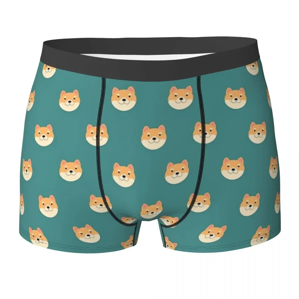 Boxer Underpants Shorts Shiba Inu Minimalist Pattern Panties Male Breathable Underwear for Homme Man Boyfriend Gift