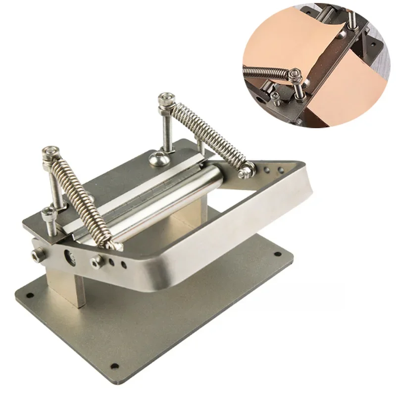 

Stainless Steel Carving Manual Leather Thinning Machine DIY Leather Tools Craft Leather Cutting Peeler Tools