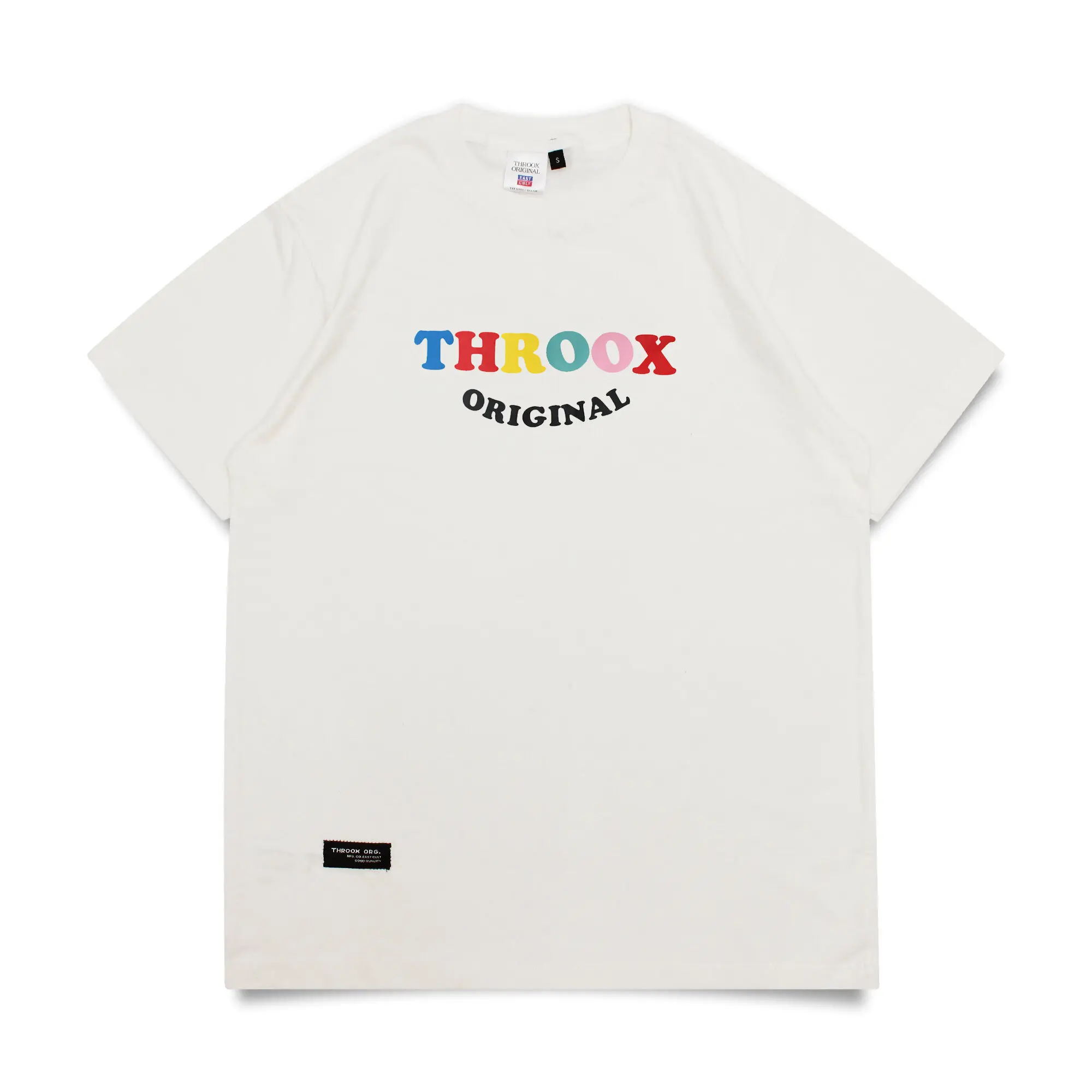 Throox Kaos Pendek Iniesta White Cotton Combed 30s