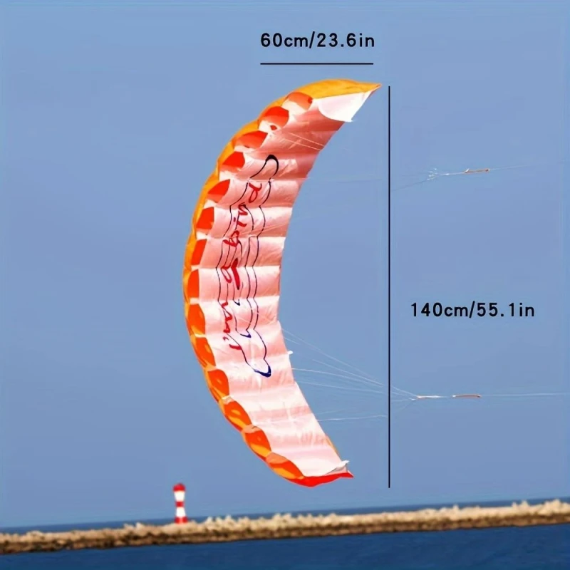 Nouveau kitesurf débutant double ligne cascadeur cerf-volant cerf-volant de plage parafoil parachute surf cerf-volant de sport cerf-volant professionnel série koi