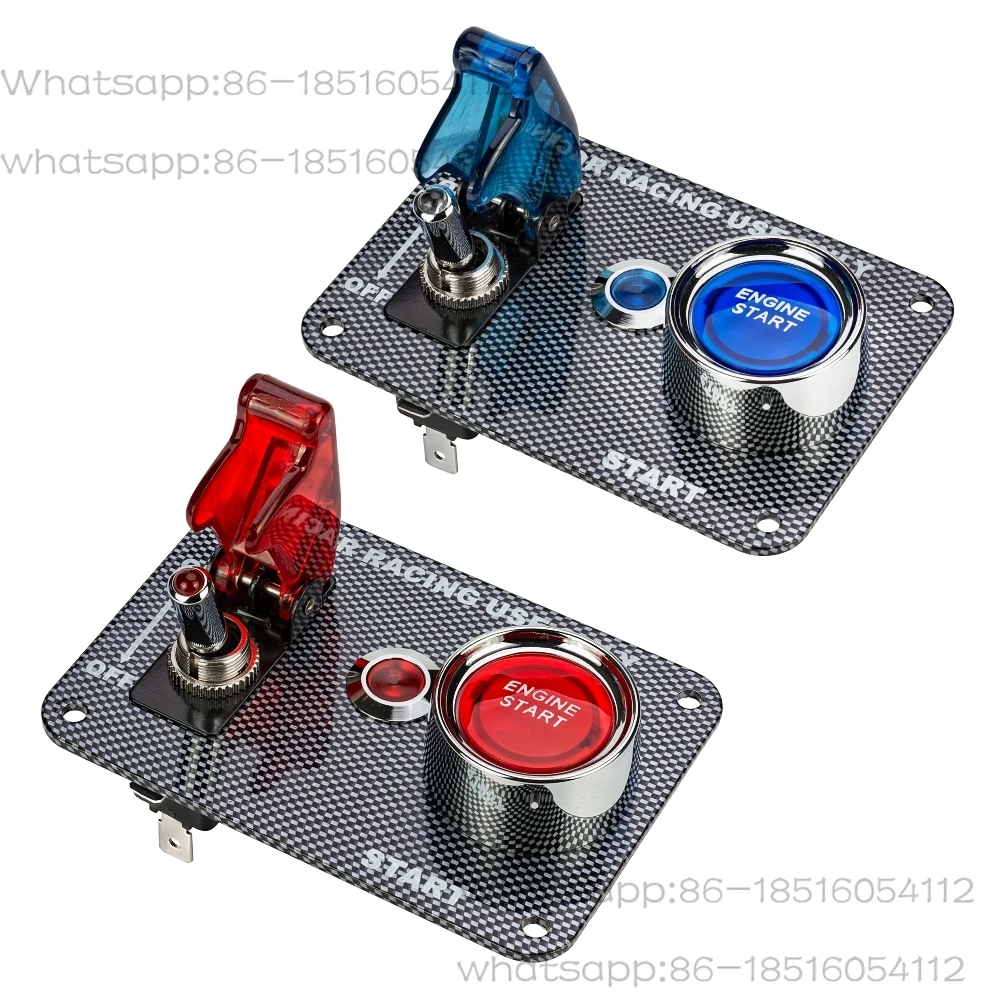 

Гоночный автомобиль на колесах, модифицированная панель из углеродного волокна, переключатель запуска, зажигание, одна кнопка запуска