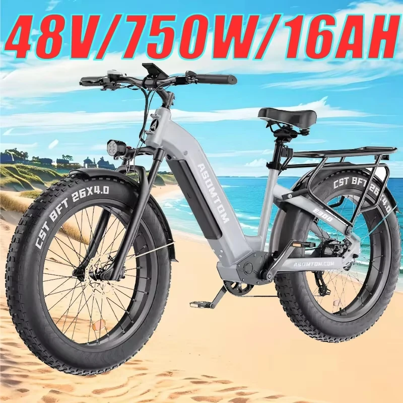 Electric Bicycle 1000W motor 48V 18AH Battery E300 Adult snow beach off-road urban commuter ebike 26 Inch Fat Tire Electric Bike