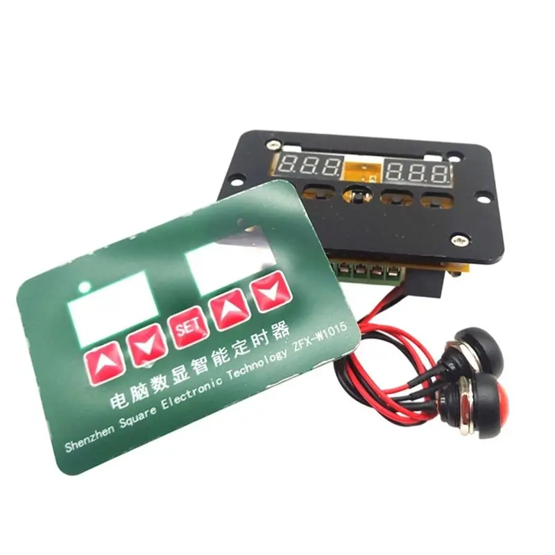 AT82-Microcomputer Digital Display Intelligent Timer ZFX-W1015 Adjustable Electronic Thermostat Temperature Controller 110-220V