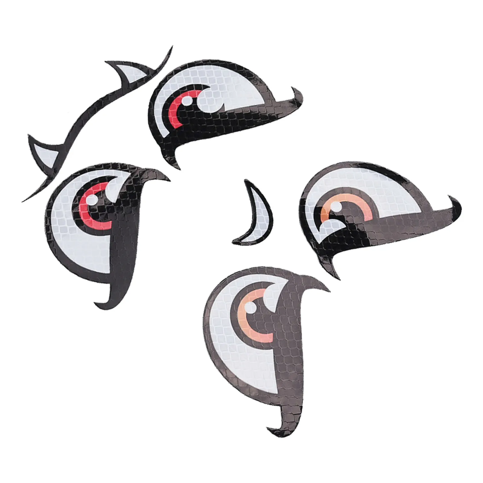 Cartoon Eye Paster Electric Lawn Mower Patch Household Chores Garden Use Versatile Decorative Use Customizable Robot Eyes