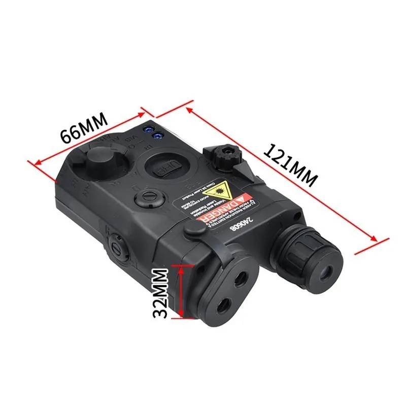 Tactical PEQ NGAL MAWL C1 DBAL A2 Dummy Laser Box No Function Battery Case Fit 20mm Picatinny Rail Airsoft Weapon Laser Model