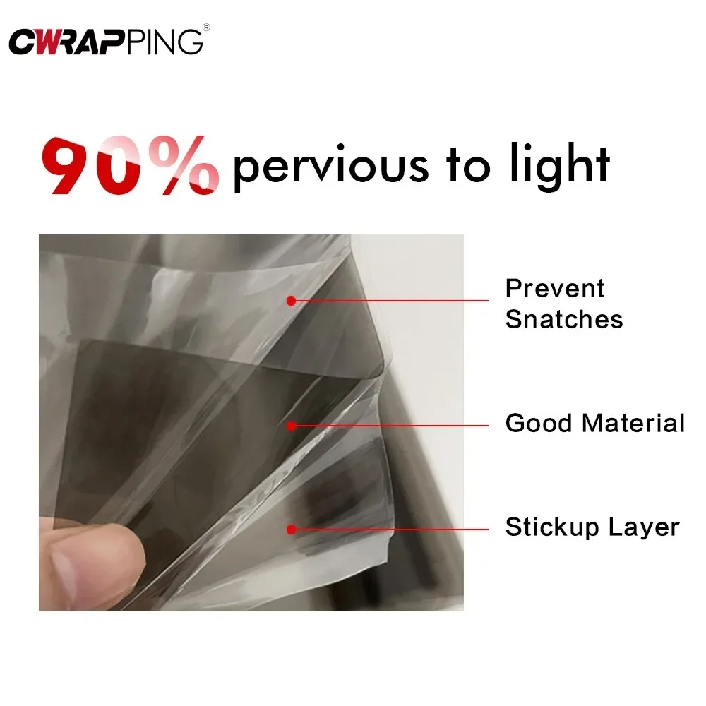 Car Sticker Chameleon Light Headlight Taillight Rear Lamp Film Waterproof Vinyl Wrap Stickers for Motorcycle Car Accessories