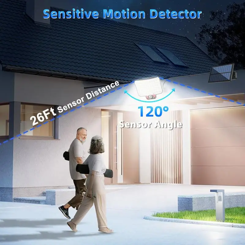 

Wall Solar Lights For Outside Waterproof Fence Lights Wall Lamp House Exterior Lighting Accessories For Yard Pathway Driveway