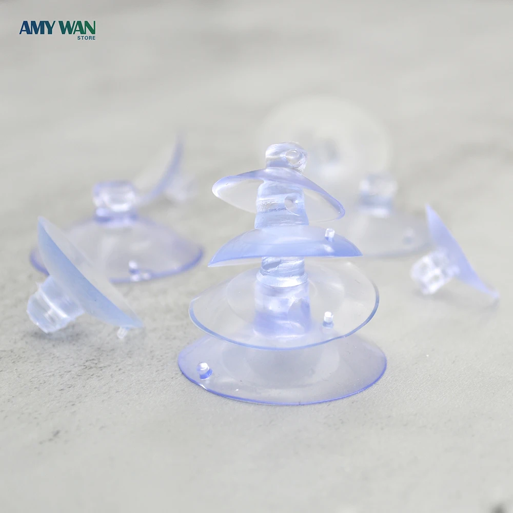 30/50/100pcs Sucker Suction Cups Mushroom Head Strong Vacuum Suckers Hooks Hanger For Window Deco Home Wedding Car 25/30/35/40MM