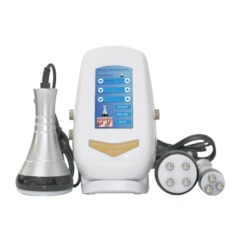 Machine amincissante à Cavitation ultrasonique 3 en 140K, appareil de beauté, masseur Facial, raffermissement de la peau, Lifting du visage, aspiration sous vide