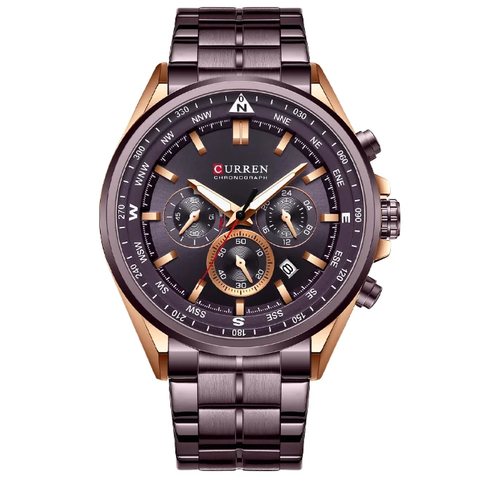 

Calendar Men's Six Pin Quartz Watch Watch Business Sports Mechanical Wristwatch Fashion Trends Male Watches