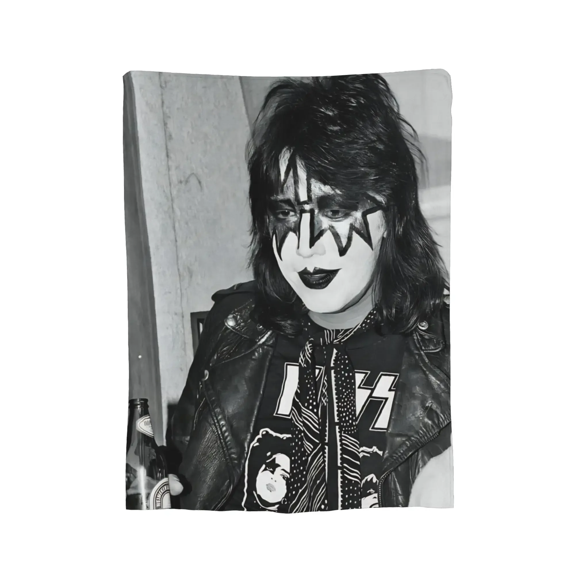Custom Ace Frehley The Spaceman 1951-2025 Print Blanket For Men Women Ultra Soft Kiss Band Throw Blankets For Bed Multiple Sizes