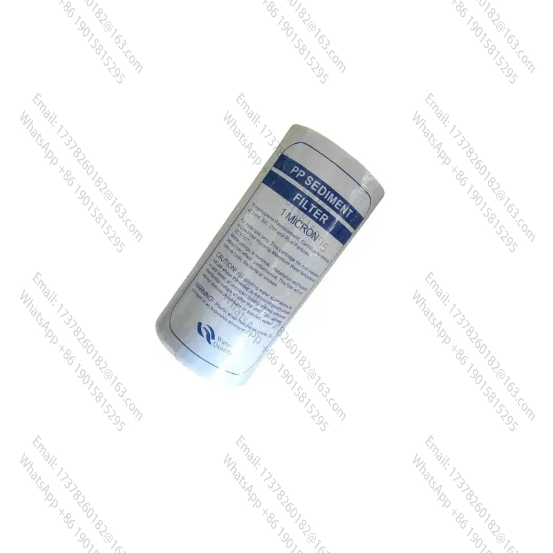 Pièces de filtre à eau en coton PP de 5 pouces, capacité de filtration de 1 micron