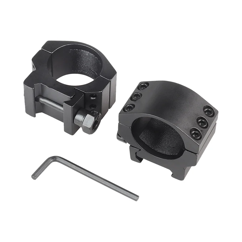 QD Three Nail Split Bracket, Picatini Guide Rail, Sight Mounting Base, 6 Bolts, 30mm, Hunting Accessories, Caza