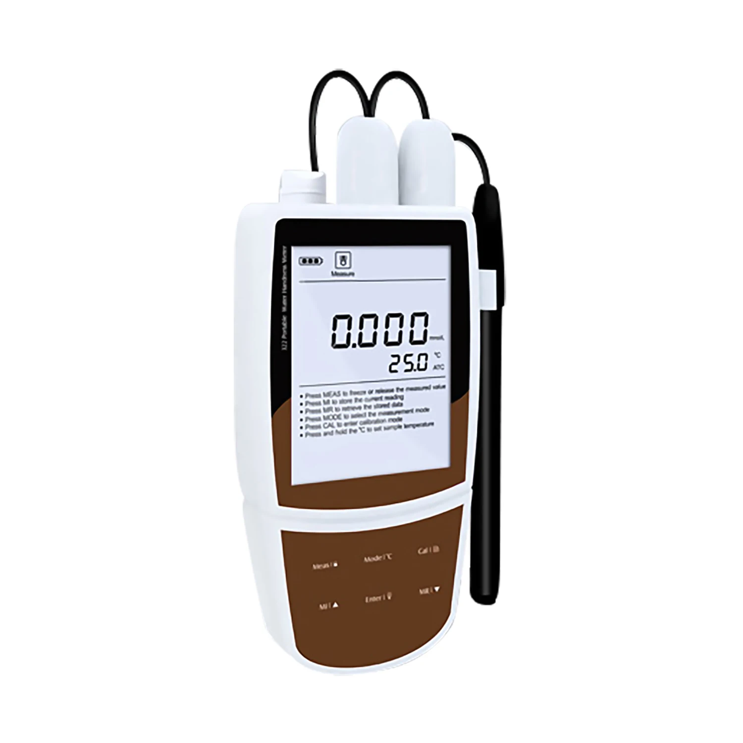 Bante322 Tester per elettrodi portatili digitali per durezza dell'acqua da laboratorio con presa di fabbrica
