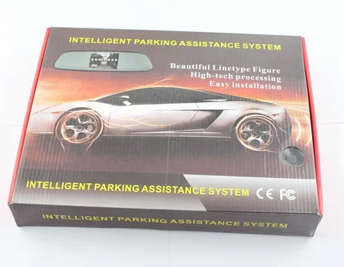 PZ604 Fabricante de câmera reversa de carro com espelho de 4,3 polegadas e sensor de estacionamento