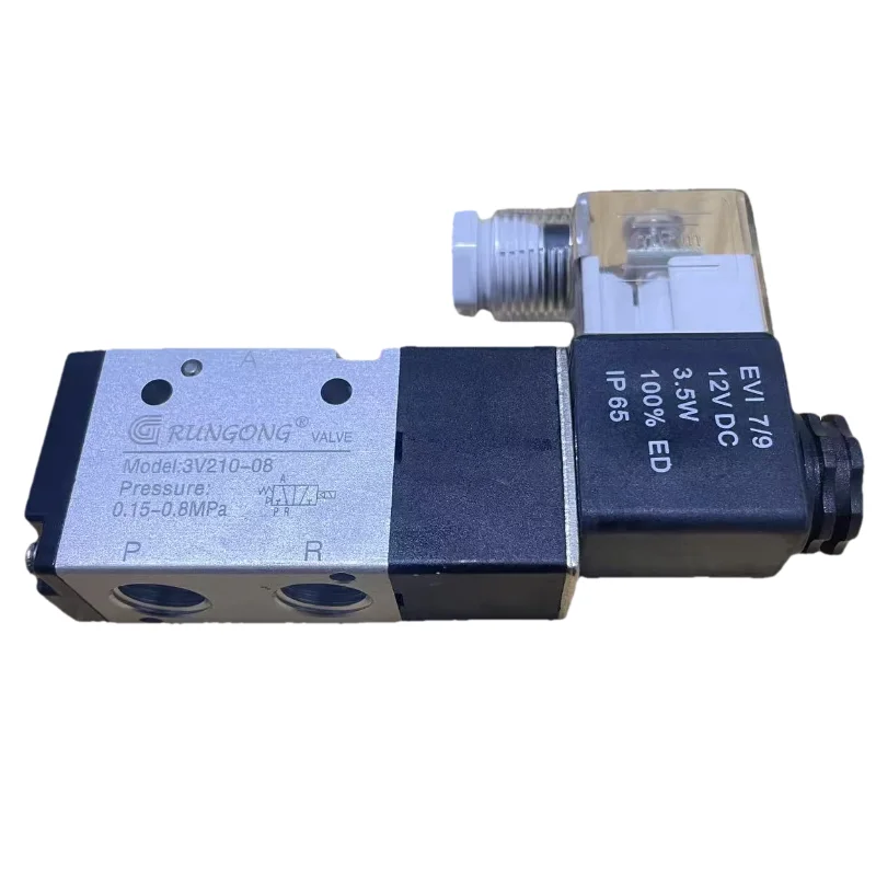 

3V210-08 solenoid valve is suitable for auto industry accessories.