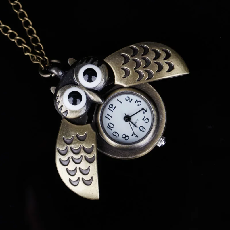 Quartz Pocket Watch Clothing Accessories Pendant Men Women Necklace Chain Gift