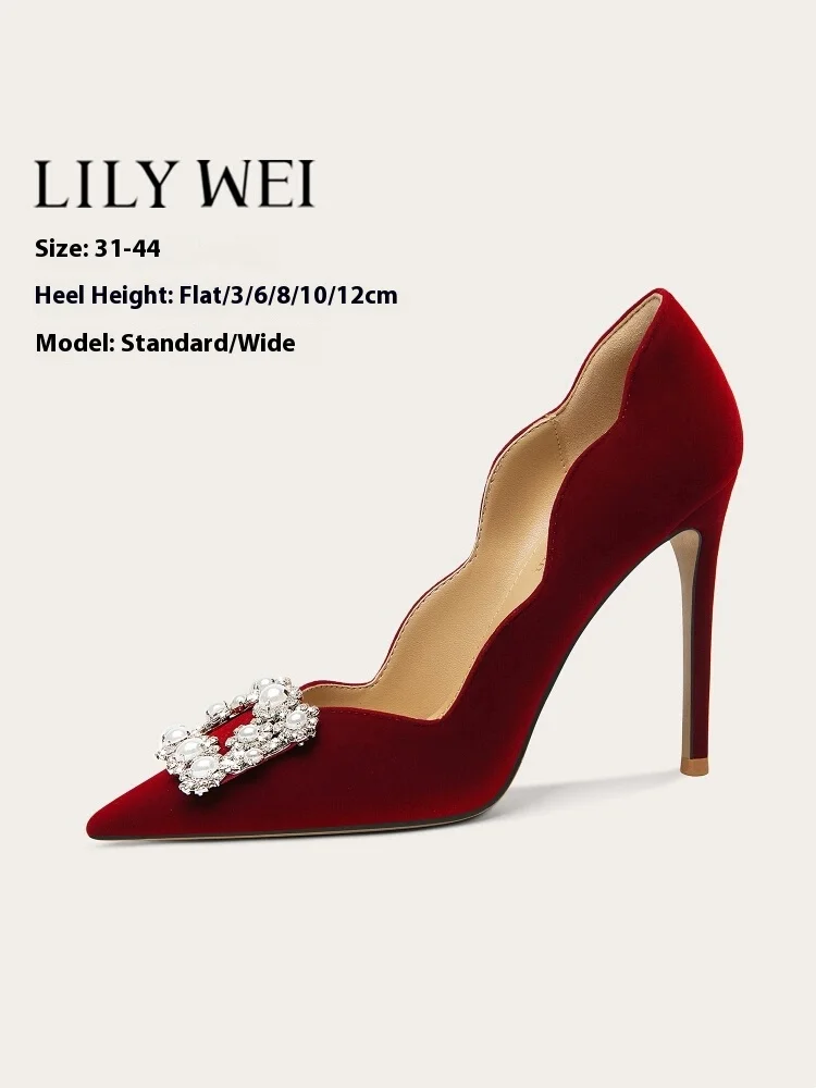

Spring shallow suede rhinestone widened flat shoes thin high-heeled waterproof platform banquet large size small size women shoe